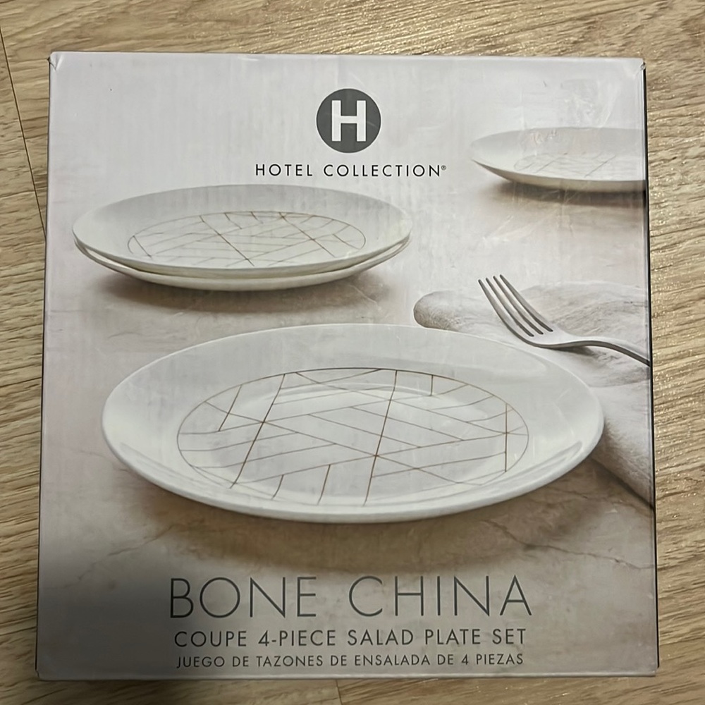 Hotel Collection Set/4 Coupe Salad Plate